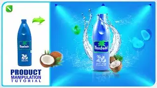 Poster Design | Product Ads Design | Parachute Coconut Oil