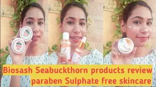 Biosash Products Review by Jasleen Tith || Paraben and Sulphate free skincare || Jasleen Tith