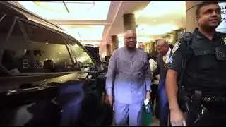 Arrival of President Mahama and the First Lady in New York City to participate in the 80th UNGA&hellip;