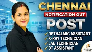 Chennai Paramedical Vacancy Out! | Lab, X-Ray, OT & Ophthalmic ki Bharti