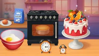 DIY CAKE MAKER GAME - Kitchen Set Diy Cooking Game - Cooking Game 