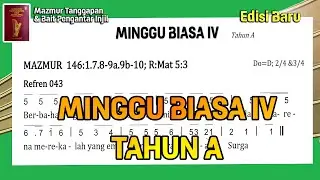 Edisi Baru - Mazmur dan BPI Minggu Biasa IV Tahun A (1 Februari 2026)