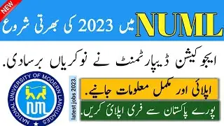 NUML jobs 2023 | National University of Modern languages jobs 2023 | jobs alert360