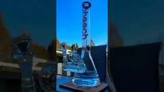 Cheech Glass - 9mm Beaker with inline ashcatcher #cheechglass #glass #beaker