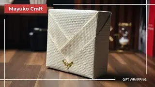 ASMR Gift Wrapping - Elegant DIY Envelope Style | No Talking, No Music