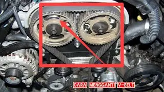 MUDAH!!! cara ganti V-Belt Suzuki AERIO #otomotif #bengkelmobil #vbelt #tutorial #mobil