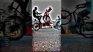 Cycle_wheelie_stunt😱😱#youtube #wheelie #stuny
