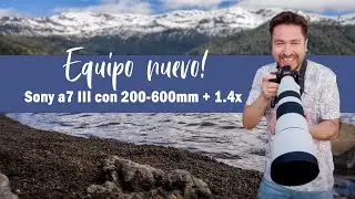 Probando nuevo LENTE SONY 200-600 más TELECONVERTER 1.4x ( cámara a7 III)