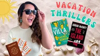 Reading VACATION THRILLERS ☀️ for the VERY first time | Escape the Readathon VLOG