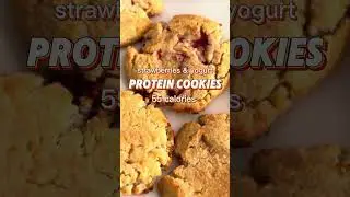 Greek Yogurt Strawberry Almond Cookies &ndash; Guilt-Free & Delicious! #proteindessert #proteincookies