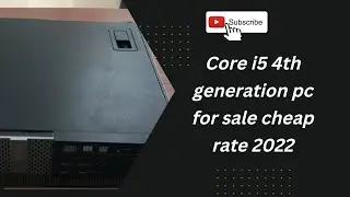 Core i5 4th generation pc for sale cheap rate 2022