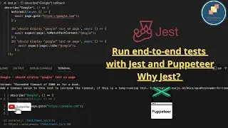 Automation Testing - Configure and run end to end test with Jest Puppeteer - Live code