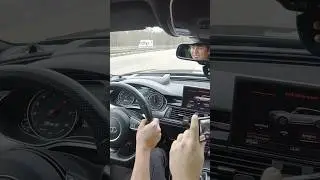 Friend drives Audi RS6 C7 and reacts