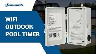 How to Smart Control Your Swimming Pool Temperature with DEWENWILS WIFI Outdoor Pool Timer HOWT01B