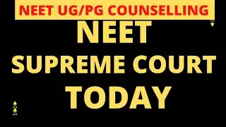 NEET 2021 SUPREME COURT HEARING TODAY | SUPREME COURT DECISION ON NEET 2021