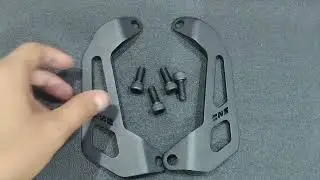Behel belakang Aerox new alpha bahan besi Sepasang kanan kiri