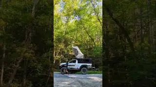 full send#overlanding #camping #mobilegym #fitness #camping #waterfall #offroad #custom #built #send