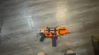 Testing my new nerf gun 