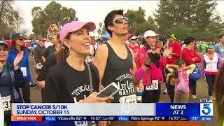 The Stop Cancer Walk/Run Visits KTLA