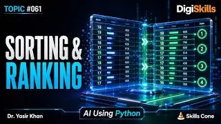 Sorting & Ranking Data in Pandas | Artificial Intelligence using Python Topic #061 - Skills Cone