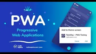 Progressive Web Apps ( PWA ) - Add to Home Todolist  Demo - Raylin Aquino