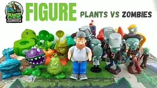 PLANTS VS ZOMBIES Toys ASMR | PVZ Toys Review | Sunflower Peashooter vs Zombies