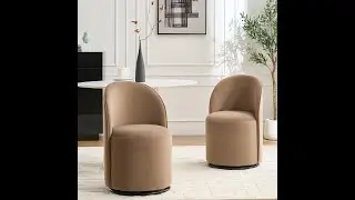 360 Degree Swivel accent dining chair