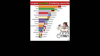 Top Milk-Producing Countries in the World (1961 - 2025) | How Dairy Production Changed Over Time!