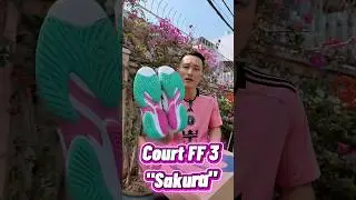 Review Unbox Onfeet #Asics Court FF 3 Sakura 1041A370-106 đ&ocirc;i gi&agrave;y Pickleball Tennis  #pickleball