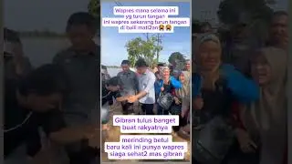 wapres Gibran tulus banget #gibranrakabumingraka #banjirkalimantan #videoshort #videoviral