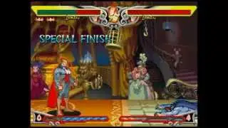 Darkstalkers Resurrection Vampire_dix vs RarrelRollZorR2x (Demitri mirror match)