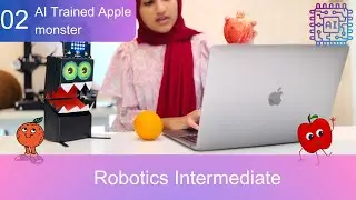 Robotics Intermediate Tutorial For Children: 2. AI Trained Apple Monster