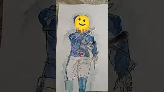 Drawing Isagi from Blue lock 🔥🐐#drawing #shorts