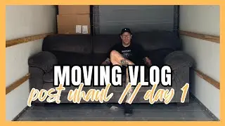 MOVING vlog | Day 1 Cleaning, Decluttering, & Packing (after the Uhaul)