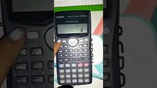 How to reset fx-100ms scientific calculator#viral #viralshorts #viralshort