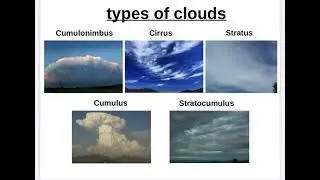 Cycle 1 Week 23 Types of Clouds