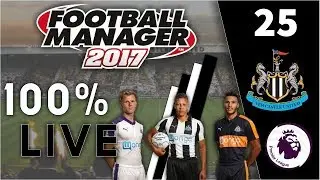 Premier League Begins | FM17 100% Live Let's Play | Newcastle United #25 | Football Manager 2017