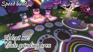 Cute 🧸 grinding area, perfect for events | Adopt me | Speed build