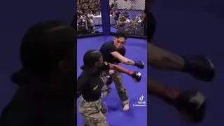 Woman Has Hands! Destroys Military Man