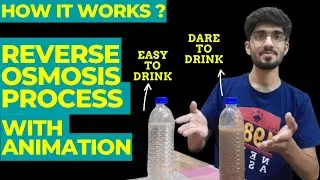 How Reverse Osmosis Plant works I RO Plant working in Hindi I Water Treatment plant animation