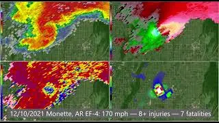 Every EF3+ Tornado of 2021 on Radar + Facts