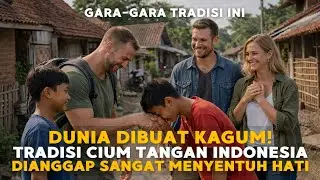 Dunia Kagum! Tradisi Cium Tangan Orang Indonesia Ini Bikin Bule Sampai Terdiam