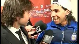 Tevez con el Helicóptero de Gonzalito - Nota CQC  28/06