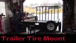 Trailer Spare Tire Mount Fabrication