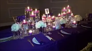 Floating Candles Wedding Centerpieces by Sweet 16 Candelabras&reg;