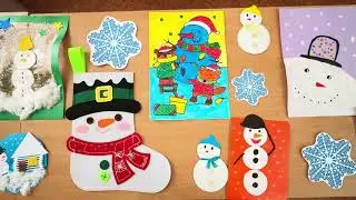 Сніговик-handmade#днз #зима #розваги #артчеллендж 