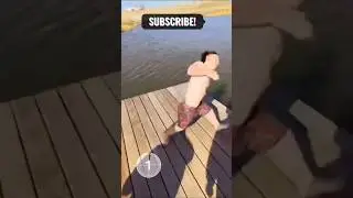 Funny meme dwarf/little man jumps in river_tiktok compilation #shorts