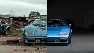 SMR Car Restoration Full Rebuild of Blue Lamborghini Countach LP400 1974 | Abandoned to Factory New