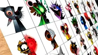Drawing All Sprunki Phase 4 VS Phase 5 ( Sprunki Incredibox )