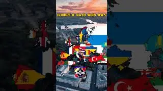 Europe if NATO wins WW3 (PROBABLY) #shorts #viral #mapping  #ww3 #country #europe #geography #map